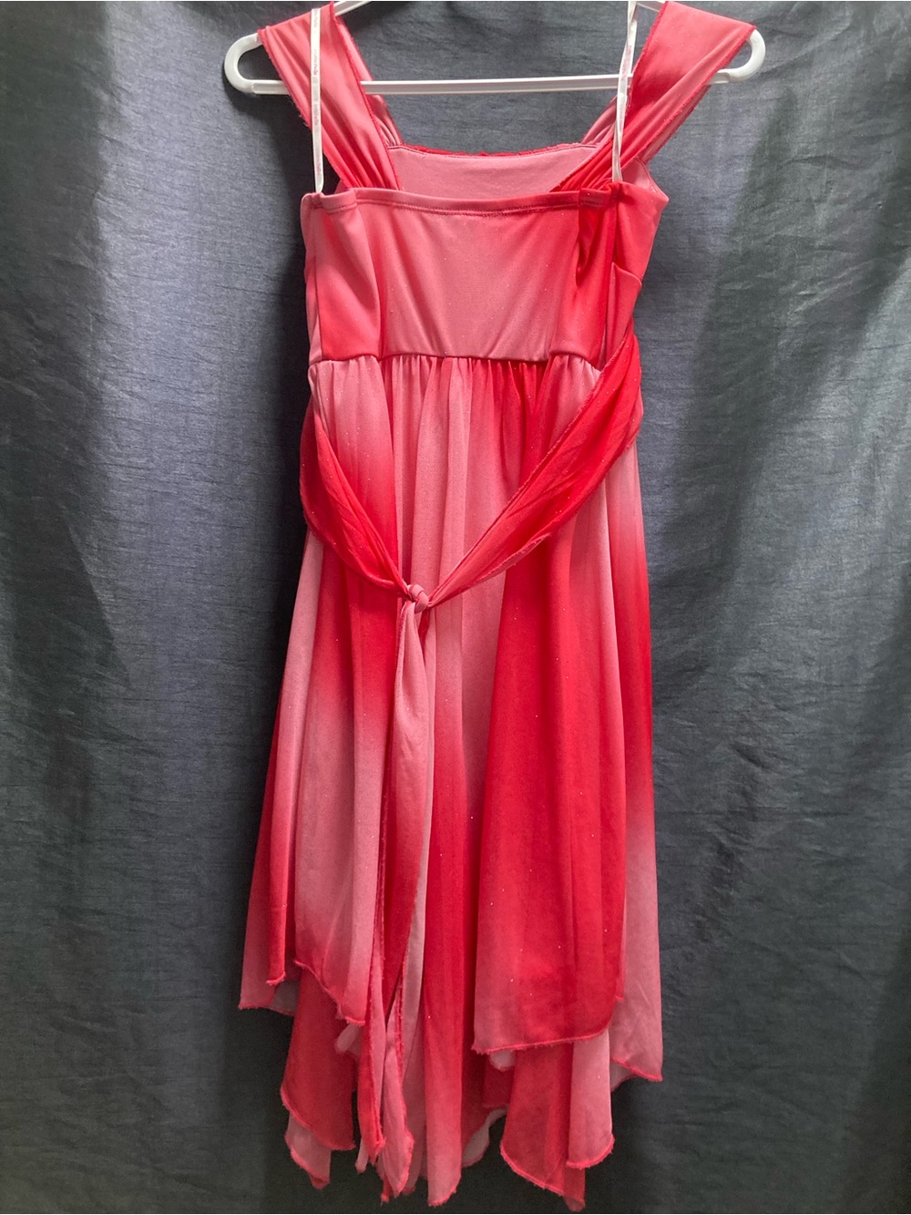 Michelle Pink Beaded Chiffon Dress Size L